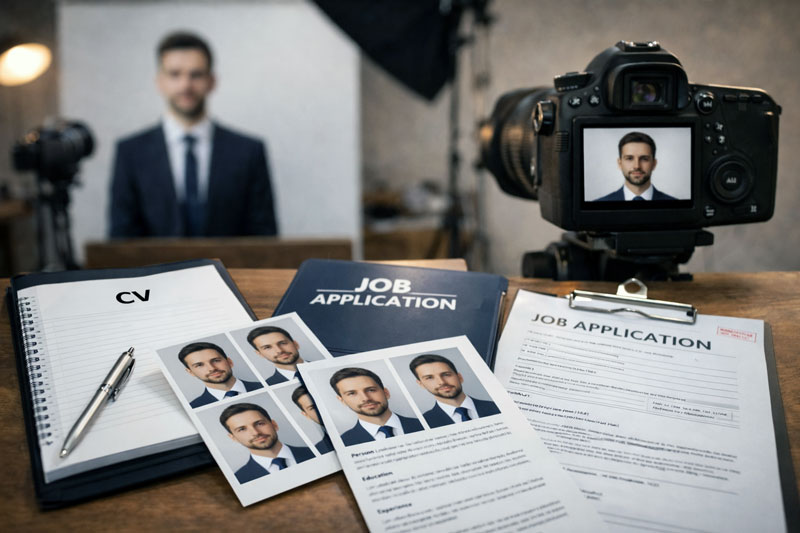 Професионални снимки за CV и кандидатстване за работа в София. Подходящи за автобиография, LinkedIn и работодатели в България и чужбина.