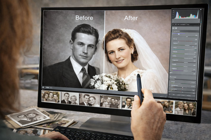 Реставрация и оцветяване на снимки фотоателие Фотомара София b