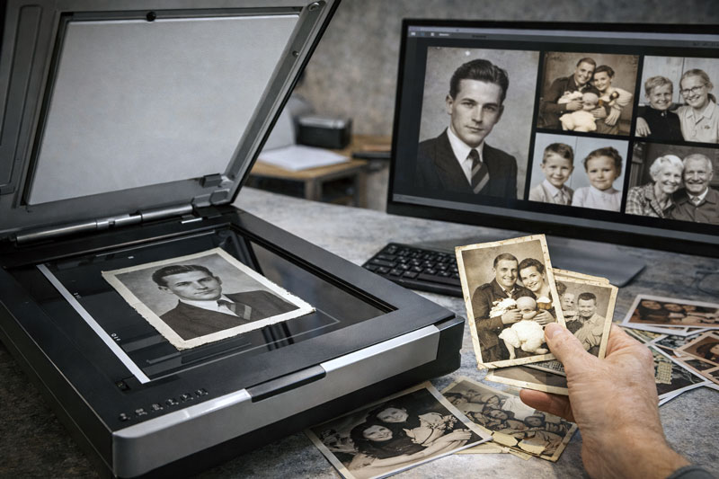 сканиране и дигитализиране на снимки фотостудио София Фотомара b